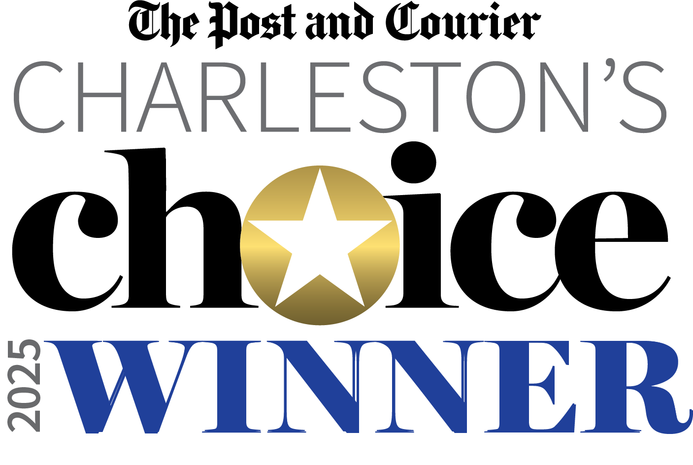Charleston Choice 2025 Winner Banner